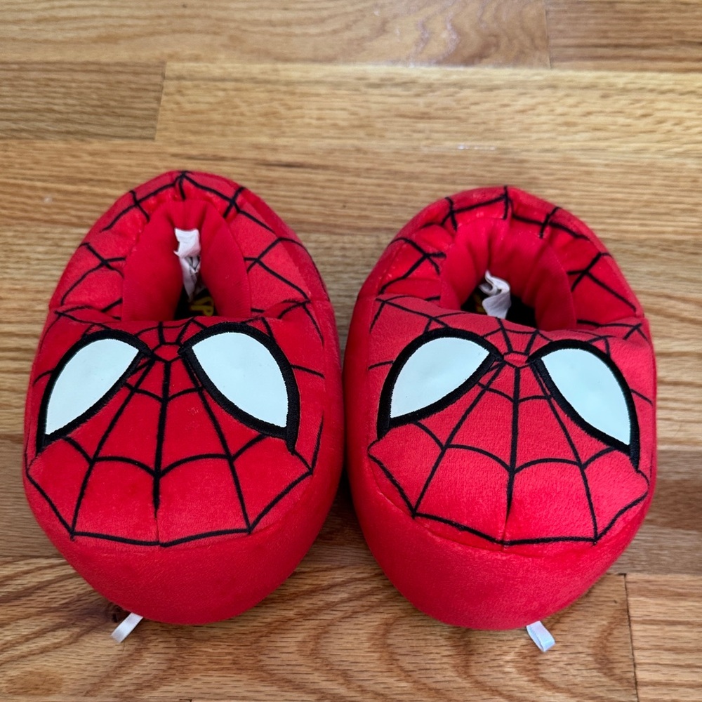 Marvel Red Spider-Man Kids Slippers